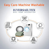 H.VERSAILTEX Reversible Quilted Recliner Covers Recliner Chair Cover Water Resistant Furniture Protector Washable Couch Cover with Elastic Strap for Kids, Pets (Oversized Recliner, Desert Sage/Beige)