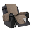 H.Versailtex Reversible Furniture Protector Anti-Slip Water Resistant 2" Elastic Straps Couch Covers