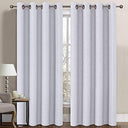 H.Versailtex 1 Panel Linen Blackout Thermal Insulated Grommet Curtain