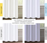 PrimeBeau 100% Blackout Linen Look Curtains, set of 2 Panels, 52 Series Long