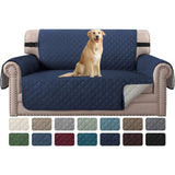 H.Versailtex Reversible Sofa Covers Water Repellent Chair Slipcover for Dogs Pets Furniture Protector