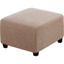 H.Versailtex  Stretch High Spandex Jacquard Ottoman Covers Fit with Elastic Bottom