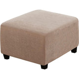 H.Versailtex  Stretch High Spandex Jacquard Ottoman Covers Fit with Elastic Bottom