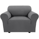 PrimeBeau 2023 Version Armchair Cover 1-Piece Stretch Couch Covers for 1 Cushion Couch Sofa Cover Spandex Non Slip Soft Form Fit Furniture Protector with Elastic Bottom