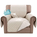 PrimeBeau 100% Waterproof Chair Slipcover Furniture Protector for Pets Kids with Non-Skid Backing, Unique Decor and Easy Care