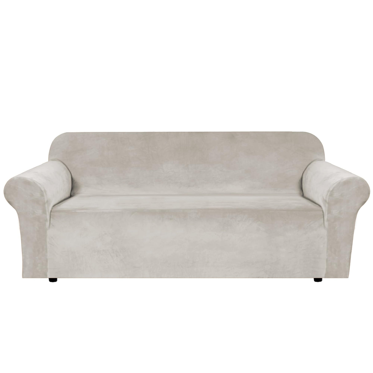 PrimeBeau Stretch Velvet Sofa Covers Large Couch Covers Sofa Slipcovers Furniture Protector Soft with Non Slip Elastic Bottom, Feature Thick Comfy Rich Velour