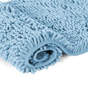 H.Versailtex 1 Piece Bath Mat Non Slip Chenille Bath Mats for Bathroom