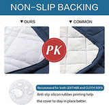 PrimeBeau 100% Waterproof Sofa Cover Protector | Couch Slipcover for 3 Cushion Couch | Non Slip Backing, Adjustable Strap | 5-Layers Material | Fits Seat Width up to 68"