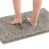 PrimeBeau Luxury Chenille Bath Mat (1 Piece with PVC Back) - Extra Soft, Absorbent, Non-Slip, Quick Dry, Washable