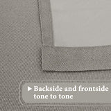 PrimeBeau Faux Linen Room Darkening Blackout Curtain Sold by 1 Panel, Short