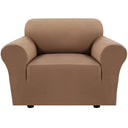 PrimeBeau 2023 Version Armchair Cover 1-Piece Stretch Couch Covers for 1 Cushion Couch Sofa Cover Spandex Non Slip Soft Form Fit Furniture Protector with Elastic Bottom