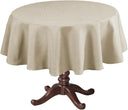 H.Versailtex Linen Textured Table Cloths Premium Solid Tablecloth Spill-Proof Waterproof Table Cover