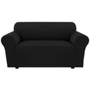 PrimeBeau 2023 Version Loveseat Cover 1-Piece Stretch Couch Covers for 2 Cushion Couch Sofa Cover Spandex Non Slip Soft Form Fit Furniture Protector with Elastic Bottom