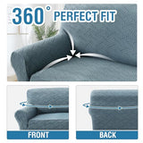 PrimeBeau Wind Bell Pattern Jacquard 1 Piece Stretch Sofa Covers Furniture Protector