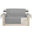 H.Versailtex Reversible Furniture Protector Anti-Slip Water Resistant 2" Elastic Straps Couch Covers
