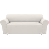 PrimeBeau 2023 Version Sofa Cover 1-Piece Stretch Couch Covers for 3 and 4 Cushions Couch Sofa Cover Spandex Non Slip Soft Form Fit Furniture Protector with Elastic Bottom