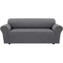 PrimeBeau 2023 Version Sofa Cover 1-Piece Stretch Couch Covers for 3 and 4 Cushions Couch Sofa Cover Spandex Non Slip Soft Form Fit Furniture Protector with Elastic Bottom