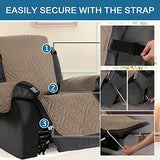 PrimeBeau New Diamond Quilted Recliner Covers Water Resistant  Protector