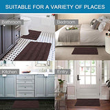 PrimeBeau U Sharp Stripe Bath Rug Contour Set