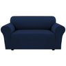 PrimeBeau 2023 Version Loveseat Cover 1-Piece Stretch Couch Covers for 2 Cushion Couch Sofa Cover Spandex Non Slip Soft Form Fit Furniture Protector with Elastic Bottom
