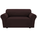 PrimeBeau 2023 Version Loveseat Cover 1-Piece Stretch Couch Covers for 2 Cushion Couch Sofa Cover Spandex Non Slip Soft Form Fit Furniture Protector with Elastic Bottom