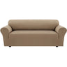 PrimeBeau 2023 Version Sofa Cover 1-Piece Stretch Couch Covers for 3 and 4 Cushions Couch Sofa Cover Spandex Non Slip Soft Form Fit Furniture Protector with Elastic Bottom