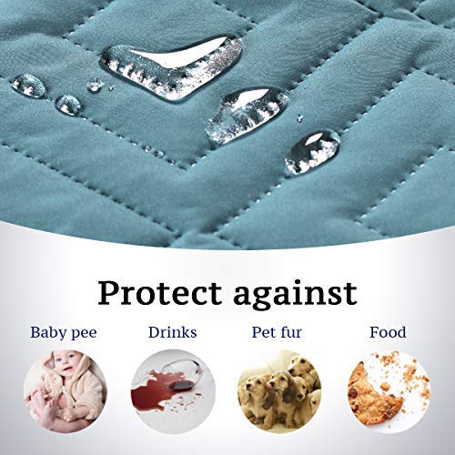 PrimeBeau New Diamond Quilted Recliner Covers Water Resistant  Protector