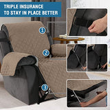 PrimeBeau Reversible Quilted Recliner Covers