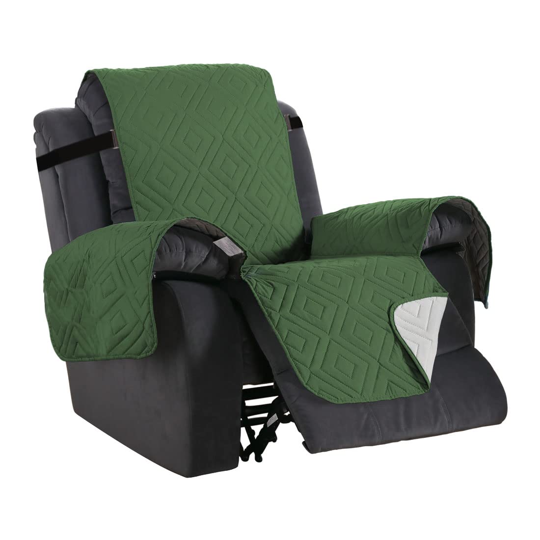 PrimeBeau New Diamond Quilted Recliner Covers Water Resistant  Protector