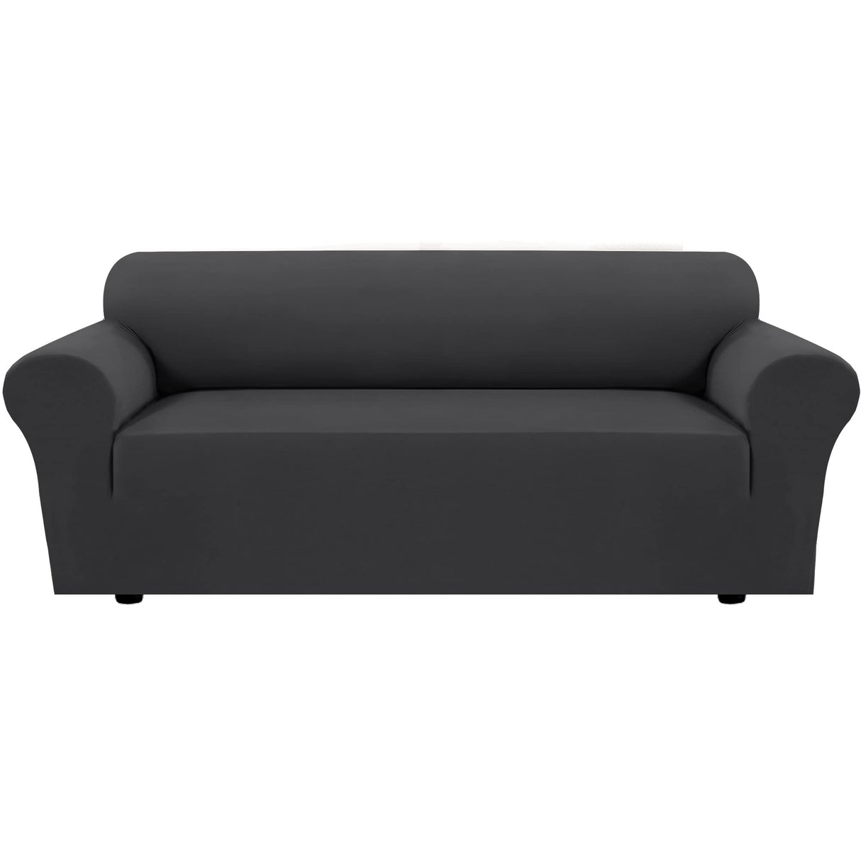 PrimeBeau 2023 Version Sofa Cover 1-Piece Stretch Couch Covers for 3 and 4 Cushions Couch Sofa Cover Spandex Non Slip Soft Form Fit Furniture Protector with Elastic Bottom