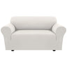 PrimeBeau 2023 Version Loveseat Cover 1-Piece Stretch Couch Covers for 2 Cushion Couch Sofa Cover Spandex Non Slip Soft Form Fit Furniture Protector with Elastic Bottom