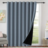 H.Versailtex Blackout Curtains for Bedroom with Black Liner 1 Panel