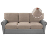 PrimeBeau 2024 New Trend Multi-Pieces Sofa Covers Stretch Couch Covers Form Fitted Seats and Back Cushions Covers (3 Seat Covers Plus 3 Back Cusion Covers, Bonus 2 Armrest Covers)
