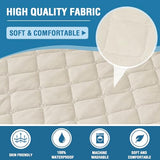 PrimeBeau 100% Waterproof Sectional Couch Covers 2-Piece Couch Cover L Shape Sofa Covers Washable for Dogs Non Slip (Loveseat）