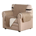H.Versailtex Reversible Furniture Protector Anti-Slip Water Resistant 2" Elastic Straps Couch Covers