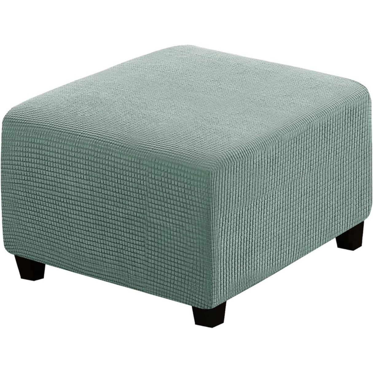 H.Versailtex  Stretch High Spandex Jacquard Ottoman Covers Fit with Elastic Bottom