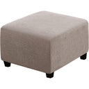 H.Versailtex  Stretch High Spandex Jacquard Ottoman Covers Fit with Elastic Bottom