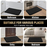 PrimeBeau Bathroom Rug Tufted Bath Mat Non Slip Area Rug,Extra Soft Absorbent Shaggy Kitchen Rug Microfiber Fast Dry- 1 Piece