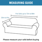 PrimeBeau 2023 Version Sofa Cover 1-Piece Stretch Couch Covers for 3 and 4 Cushions Couch Sofa Cover Spandex Non Slip Soft Form Fit Furniture Protector with Elastic Bottom