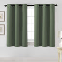 H.Versailtex 2 Panels Blackout Curtains Thermal Insulated Grommet Top Solid Color Curtains