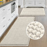 PrimeBeau Bath Mat Bathroom Rugs Sets Plush Water Absorbent Non Skid Mats for Bathroom Kitchen/Living Room (Set of 2)