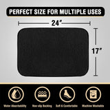PrimeBeau Bathroom Rug Tufted Bath Mat Non Slip Area Rug,Extra Soft Absorbent Shaggy Kitchen Rug Microfiber Fast Dry- 1 Piece
