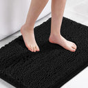 H.Versailtex 1 Piece Bath Mat Non Slip Chenille Bath Mats for Bathroom