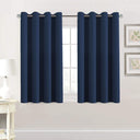 H.Versailtex 2 Panels Blackout Curtains Thermal Insulated Grommet Top Solid Color Curtains