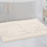 PrimeBeau Luxury Chenille U Shaped Bathroom Rug -Absorbent,Washable,Dry Fast Area Carpet Mats 1 Piece