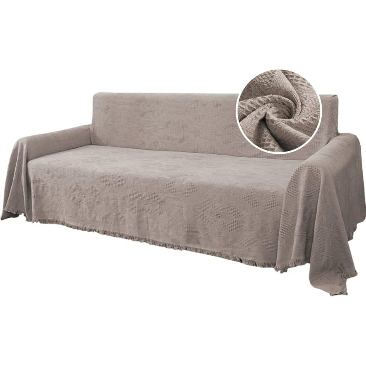H.Versailtex Cotton Sofa Covers Couch Cover