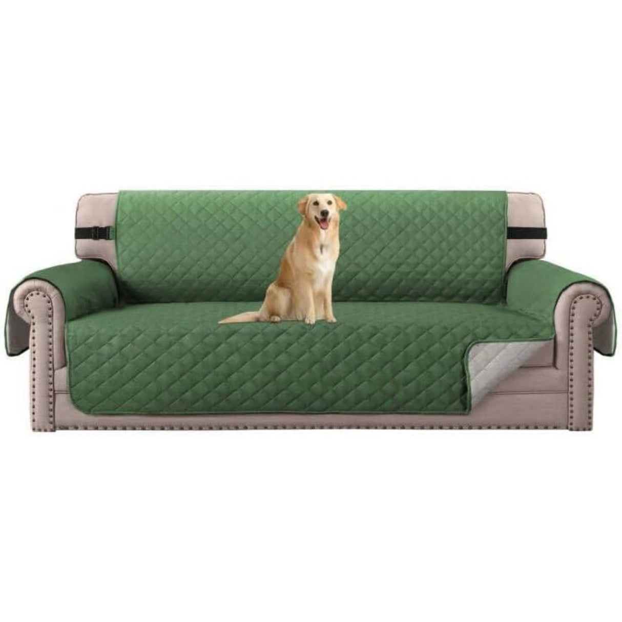 H.Versailtex Reversible Sofa Covers Water Repellent Chair Slipcover for Dogs Pets Furniture Protector