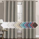 H.Versailtex 1 Panel Linen Blackout Thermal Insulated Grommet Curtain
