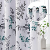 H.Versailtex 2 Panels Vintage Classical Floral Printing Room Darkening Thermal Curtains