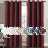 H.Versailtex 1 Panel Linen Blackout Thermal Insulated Grommet Curtain